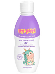 Dětský přípravek na tělo a vlasy s broskvovým olejem 200g Uti-Puti