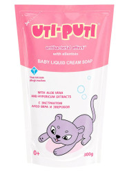 Tekuté dětské mýdlo s aloe vera a třezalkou 300g Uti-Puti