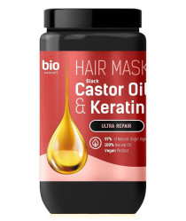 Maska na vlasy Ricinový olej+keratin 946ml BIoNaturell