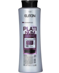 Šampon pro zesvětlené vlasy Proti žlutosti Platinový efekt 500 ml Elitan
