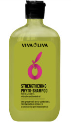 Posilující fytošampon proti vypadávání vlasů s olivovým a lopuchovým olejem 400 ml Viva Oliva