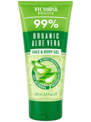 Hydratačný gel na tělo a obličej Aloe 200ml VictoriaBeauty