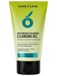 Čisticí gel na obličej s kyselinou hyaluronovou 150 ml Viva Oliva