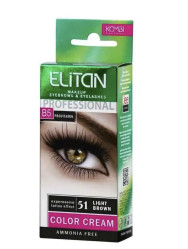 Barva na obočí tmavě hnědá 5ml Elitan