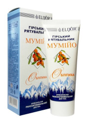 Léčivý tělový krém-balzám „Horský záchranář“ s rakytníkem a mumiem 75ml Elixir
