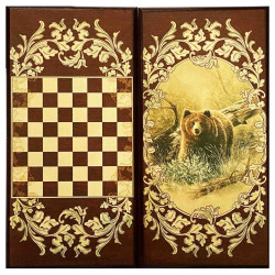 Stolní hra Nardy Medvěd 500x250mm