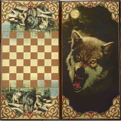 Stolní hra Nardy Vlk 600x300mm