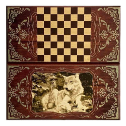 Stolní hra Nardy Vlk 400x200mm