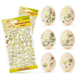 Velikonoční samolepicí uzory na vejce Biblejnyje