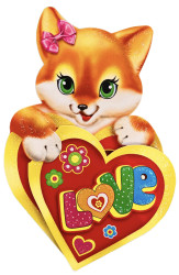 Pohlednice malá Štastného Valentýna