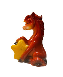 Soška „Koník s hvězdičkou“, 8,5×6×3,5 cm