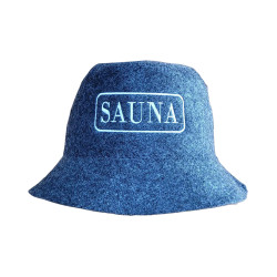 Čepice-panama na banju (saunu) Sauna šedá