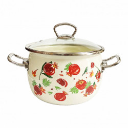 Smaltovaný kastrol 1,5L Granátové jablko Premium+