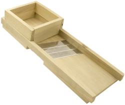 Krouhač zelí dřevěný 3 nůže 19,5x57cm