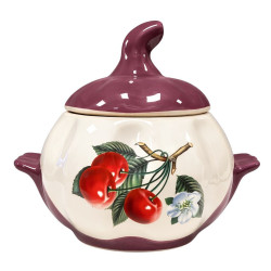 Keramický hrnec „Třešně“ 0,75l