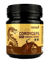 Cordyceps 100% extrakt (prášek) 100 g Herbin