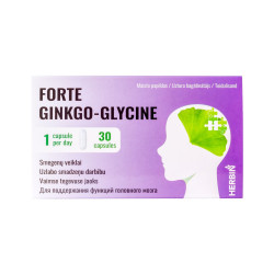 Ginkgo-Glycin Forte 30 kapslí Herbin