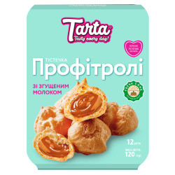Пирожные Профитроли со згущеным молоком 120г TARTA