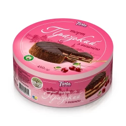 Dort Pražský s třešněmi 450g Tarta