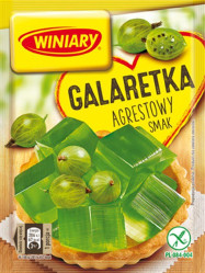 Želé s príchuťou egrešov 75 g Galaretka Winiary