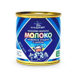 Slazené kondenzované mléko 8,5 % 370 g Sladosvit