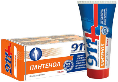 Krém na tělo 911 PANTENOL 50ml