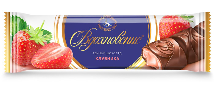 detail Hořká čokoláda s jahodovou 37g Vdochnovenie