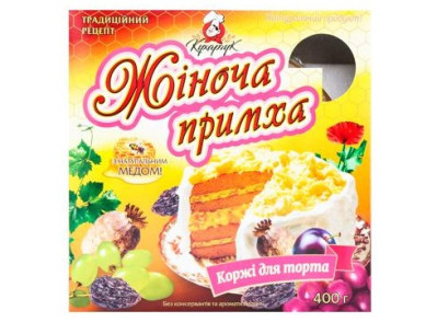 Koržy na dort Ženskij kapriz 400g Kucharchuk
