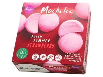 Zmrzlina Mochi s jahodou 156g Vegan