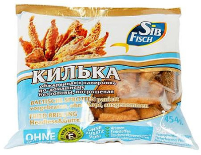 Baltické šproty v strouhance 454g Sib Fisch