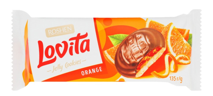 detail Sušenky Lovita pomeranč 135g Roshen
