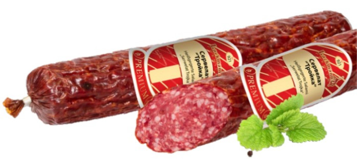 detail Servelat Trojka 275g Lackmann