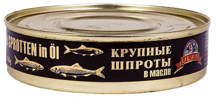 detail Šproty v oleji velké Ulan 112g