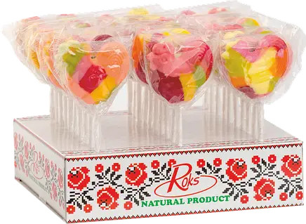 detail Lízátko Kohoutek barevné 23 g