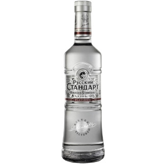 detail Vodka Ruskij Standart PLATINUM 0,5L
