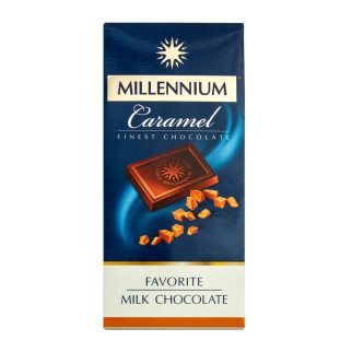 detail Mléčná čokoláda Caramel 100g Millennium