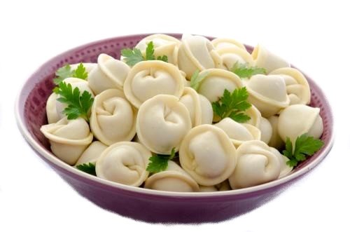 detail Domácí Pelmené s lososem 500g