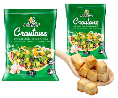 Krutony do salátu s česnekom 75g Rialto
