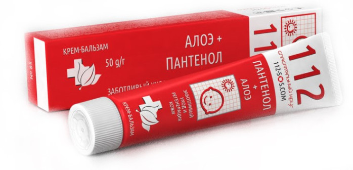 detail Pantenol a aloe 112 Záchranář 50g