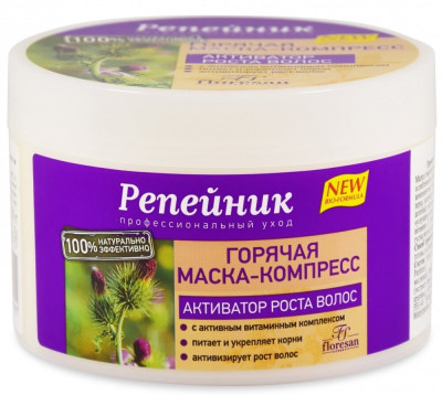 Hřejivá maska aktivátor růst vlasů 450g Floresan