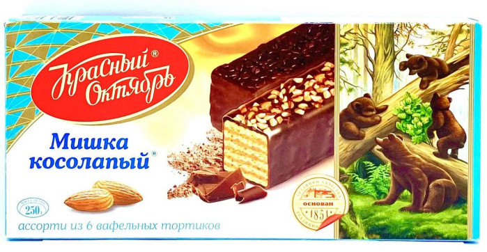 detail Oplatkový dort Miška Kosalapyj 250g