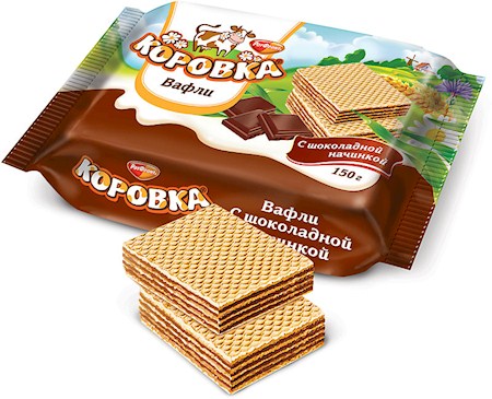 detail Oplatky s čokoládovou náplní Rot Front 150g