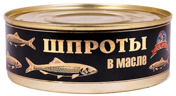 detail Šproty v oleji Ulan 168g