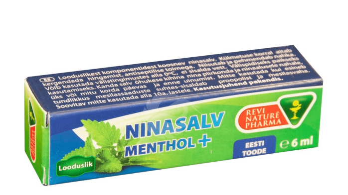 detail Balzámová tužka na nos Mentol 6ml Revi NF