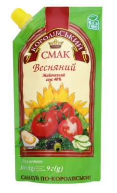 Majonéza Vesennij 300g Korolivsky Smak