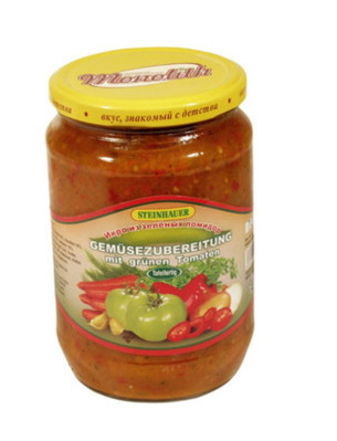 Pomazanka z zelených rajčat Steinhauer 670g