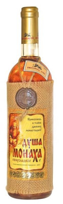 Sladké růžové víno Duša Monacha 0,75L