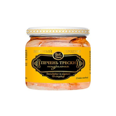 Tresčí játra naturální Best Time 250g