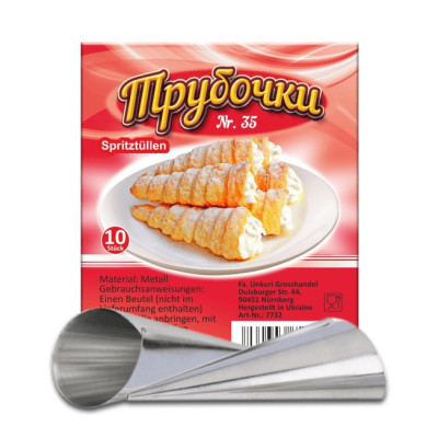 Formy na trubičky 10ks N.35 (D-35)
