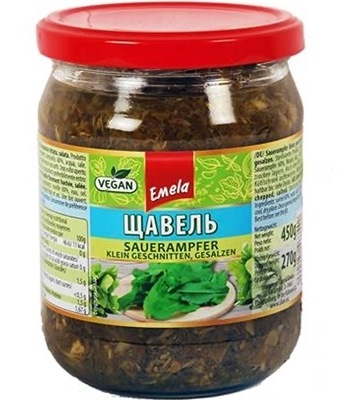 detail Nakládané listy šťovíku Emelja 450g